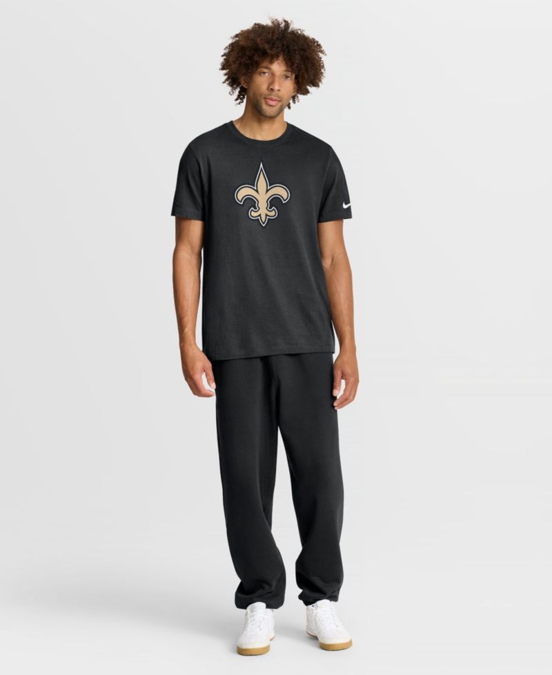 Men's New Orleans Saints Essential Screen-Print Crewneck T-Shirt