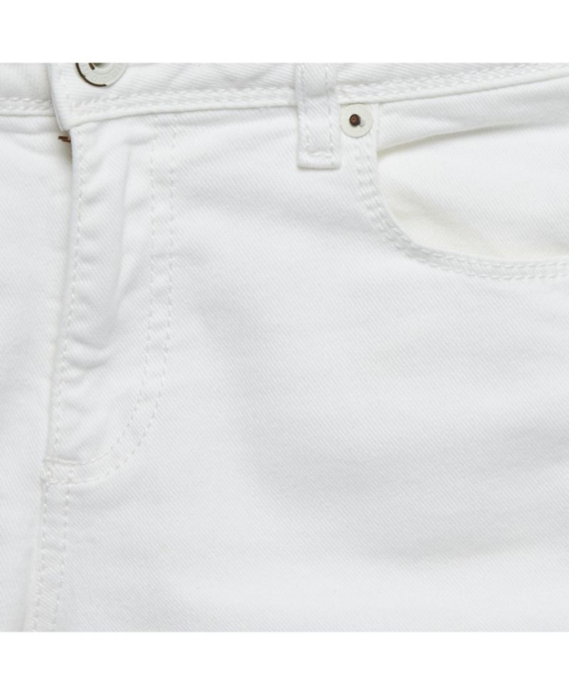 Women's Mid-Rise Skinny Logo Tape Detail Denim Jeans