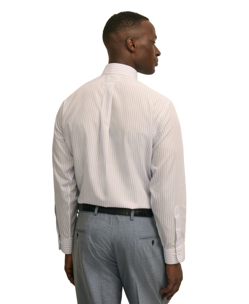 Men's Spread Collar Dress Shirt