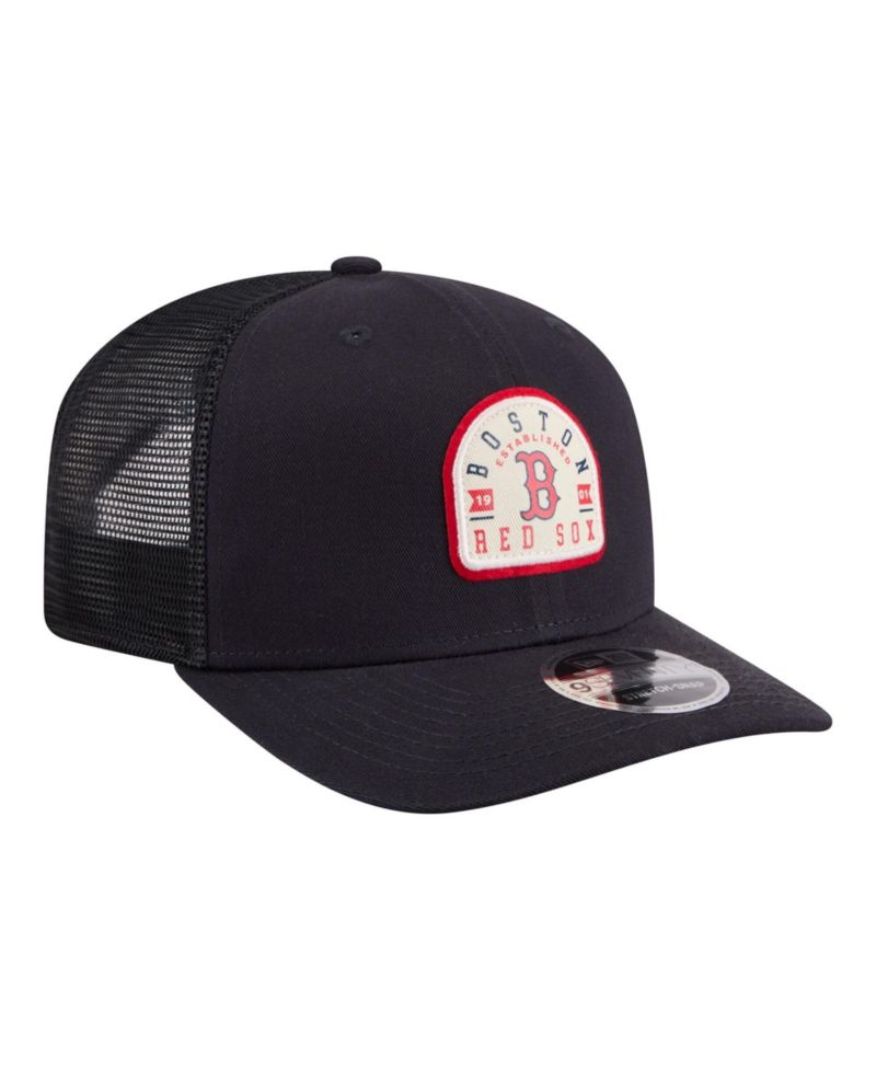 Men's Navy Boston Red Sox Contest 9SEVENTY Adjustable Trucker Hat