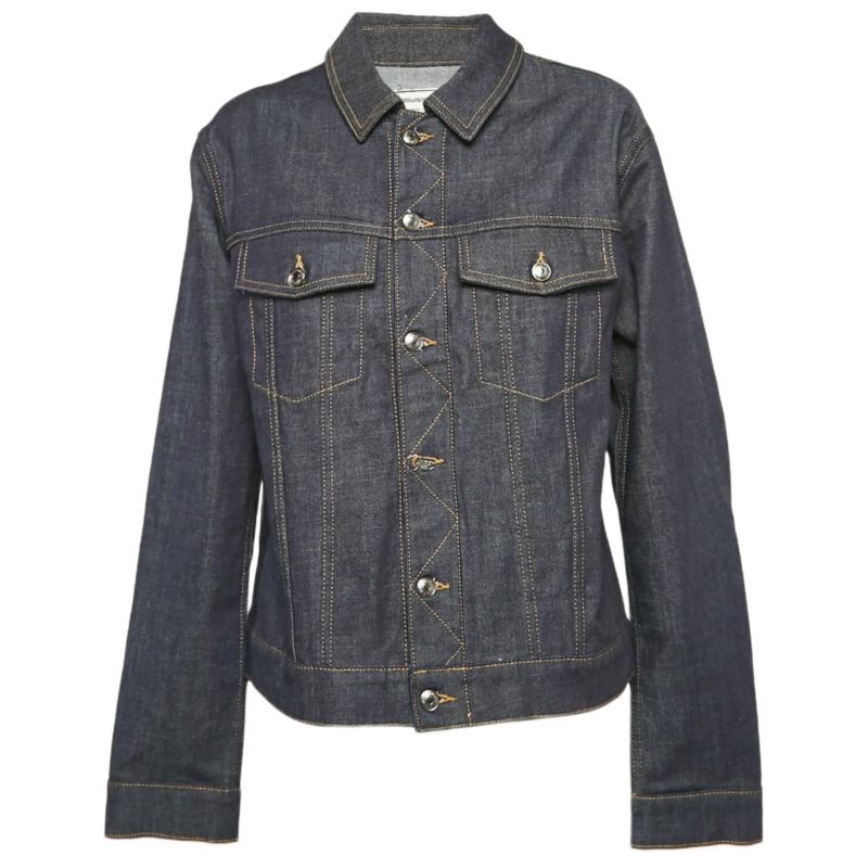 Women's Pre-Owned Zadig and Voltaire Blue Denim Button Front Jacket