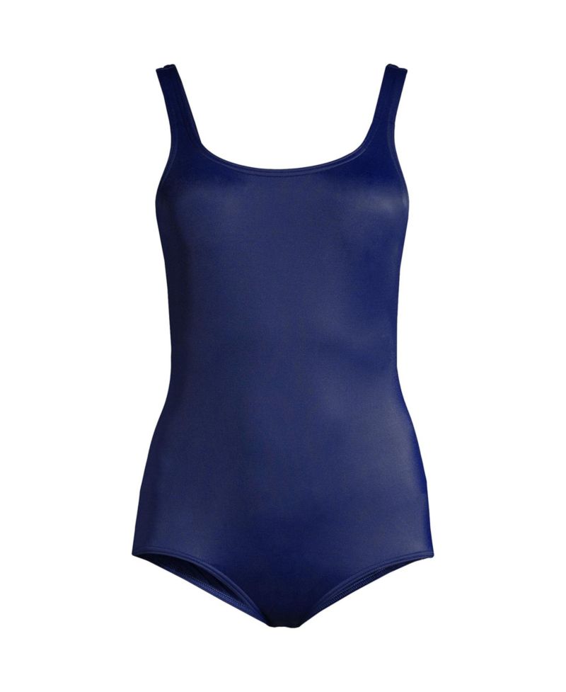Women's Mastectomy Chlorine Resistant Tugless One Piece Swimsuit Soft Cup