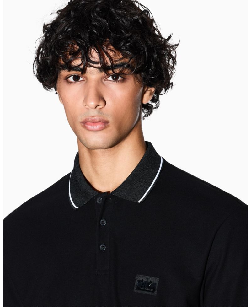 Men's Night Lab Short Sleeve Mercerized Cotton Pique Polo Shirt