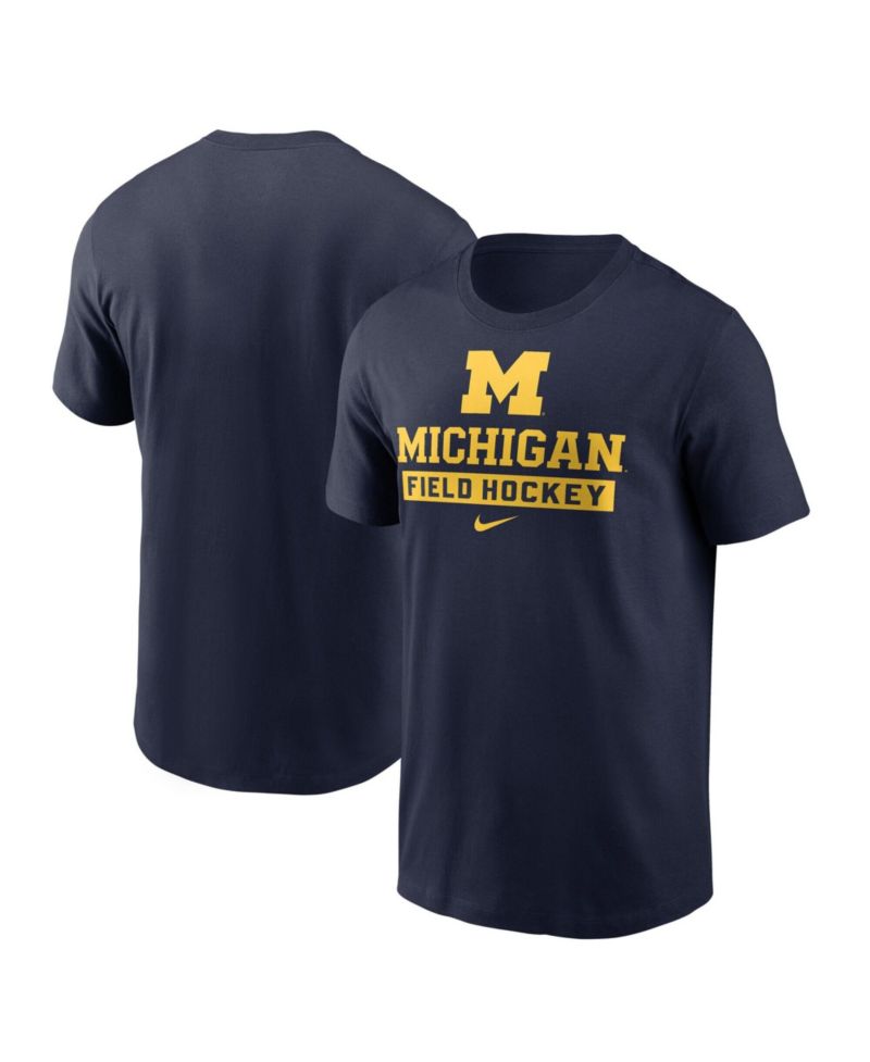 Men's Navy Michigan Wolverines Field Hockey T-Shirt