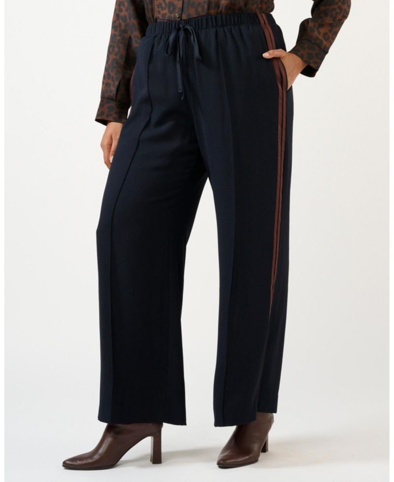 Women's Jesse Wide-Leg High Rise Striped Pant