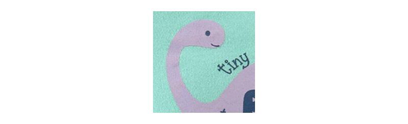 Baby Girls Dino Bodysuits, 4-Pack