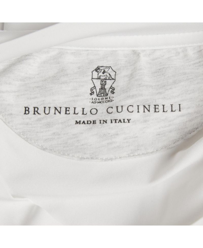 Men's White Jersey Applique Detail T-Shirt