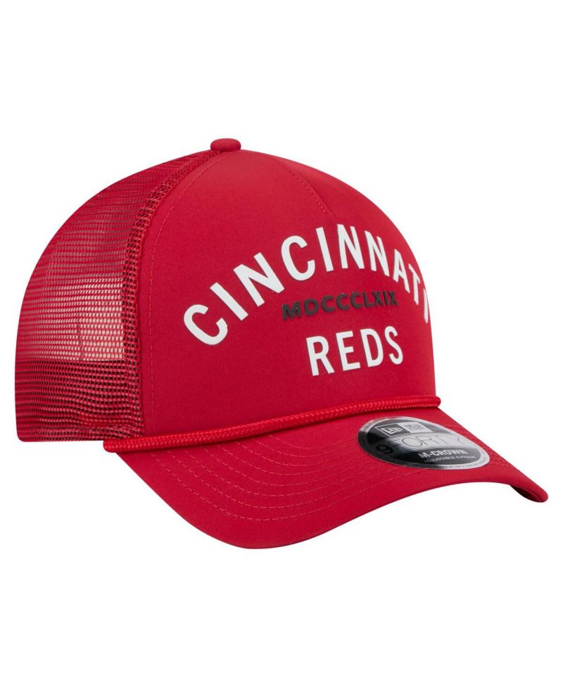 Men's Red Cincinnati Reds Minimalist 9FORTY A-Frame Adjustable Hat