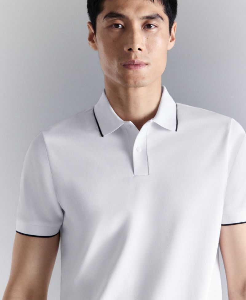 Men's Comfort Stretch Pique Polo Shirt