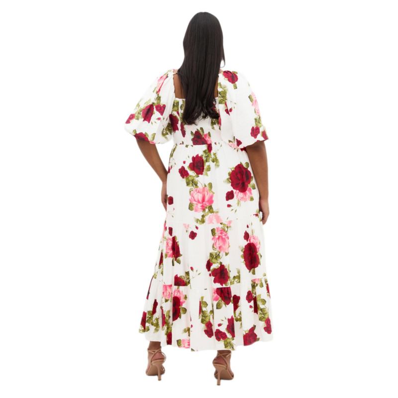 Plus Size Mindy Print Maxi Dress