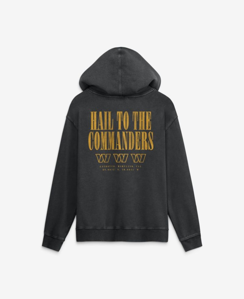 Men's Black Washington Commanders Relaxed Intense Rivalry French Terry Hoodie