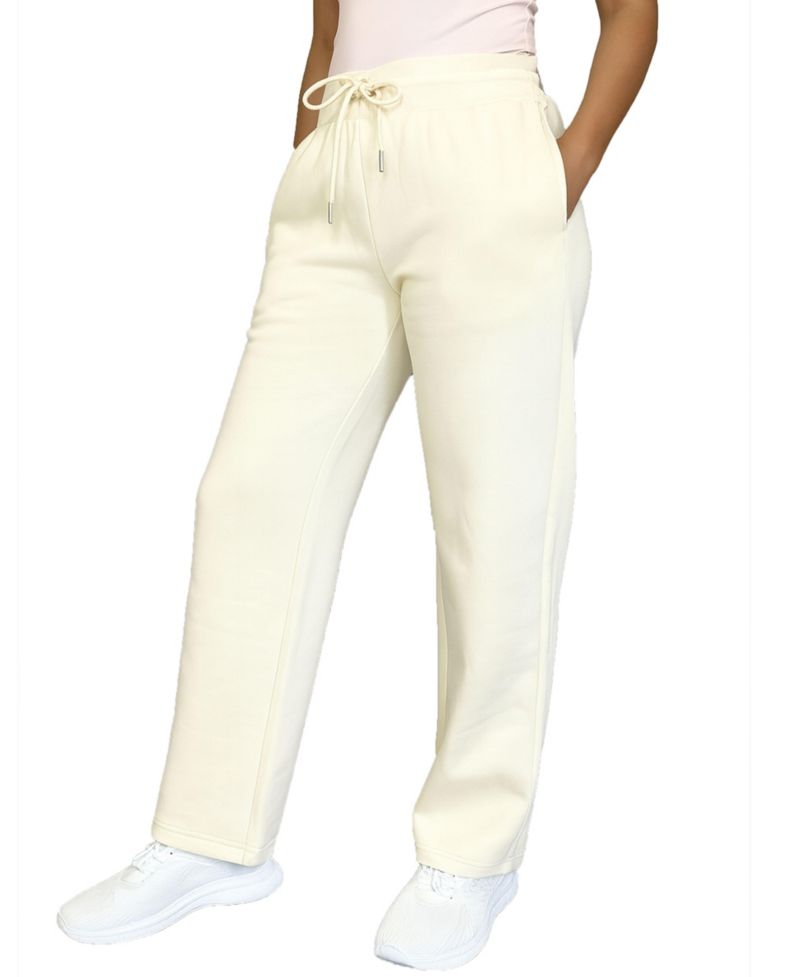 Women's Heavyweight Wide Leg Loose Fit Fleece Sweatpants