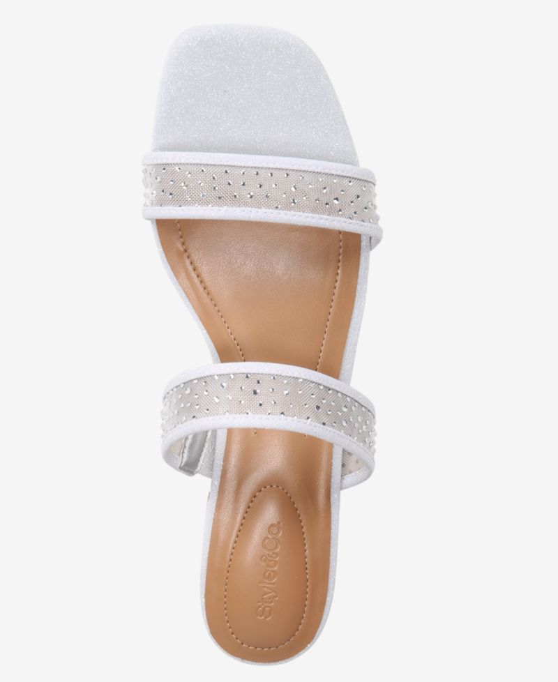 Women's Violettt Two Band Mesh Evening Slip-On Sandals