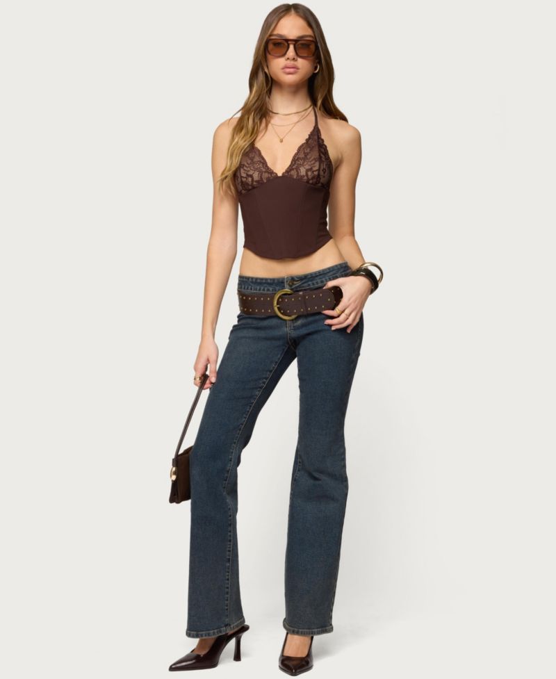 Women's Ghita Lacey Halter Corset