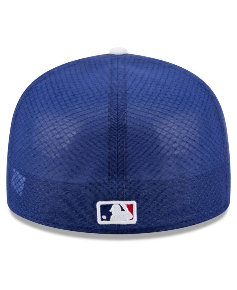 Big Boys and Girls Royal Los Angeles Dodgers Batting Practice 59FIFTY Fitted Hat