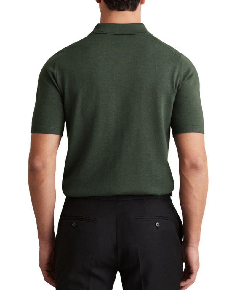 Men's Manor Merino Wool Short-Sleeve Polo Shirt