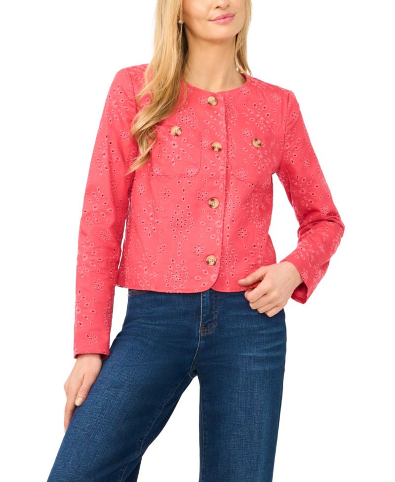 Women's Crew Neck Long-Sleeve Jacket