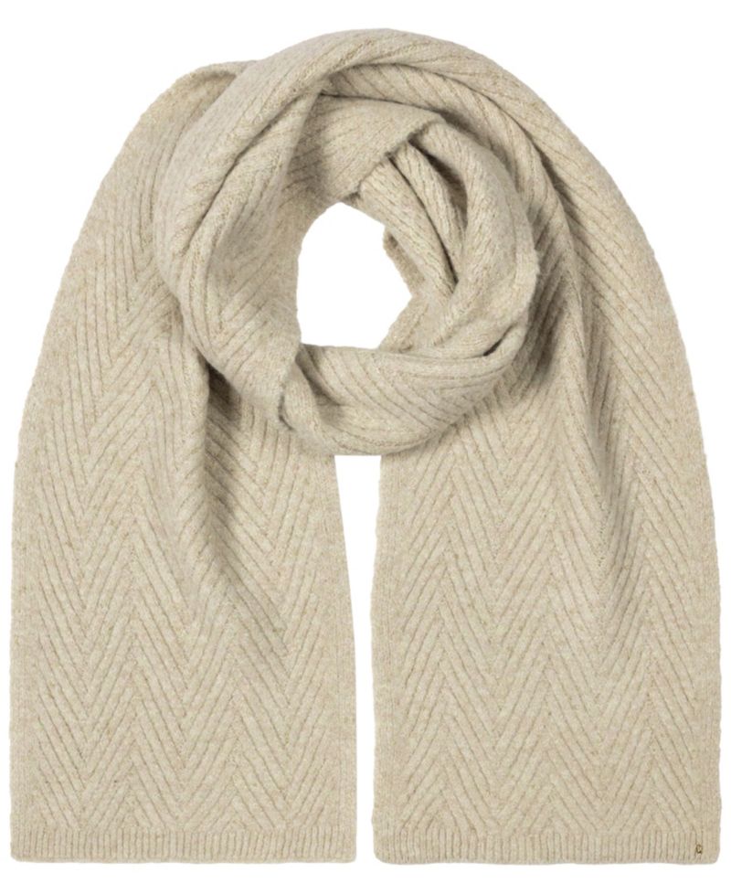Shine Herringbone Knit Scarf