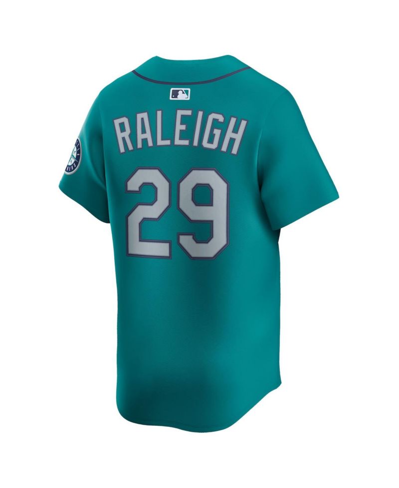 Men's Cal Raleigh Teal Seattle Mariners Alternate Limited Jersey