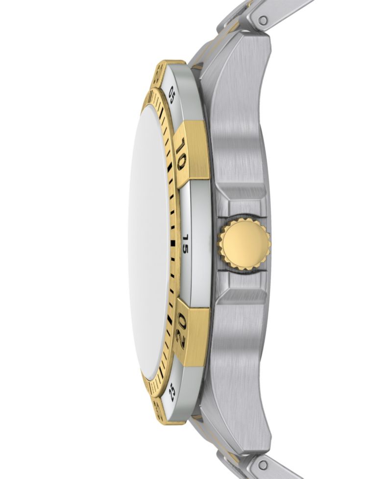 Men's Garrett Multifunction Two-Tone Stainless Steel Watch, 44mm