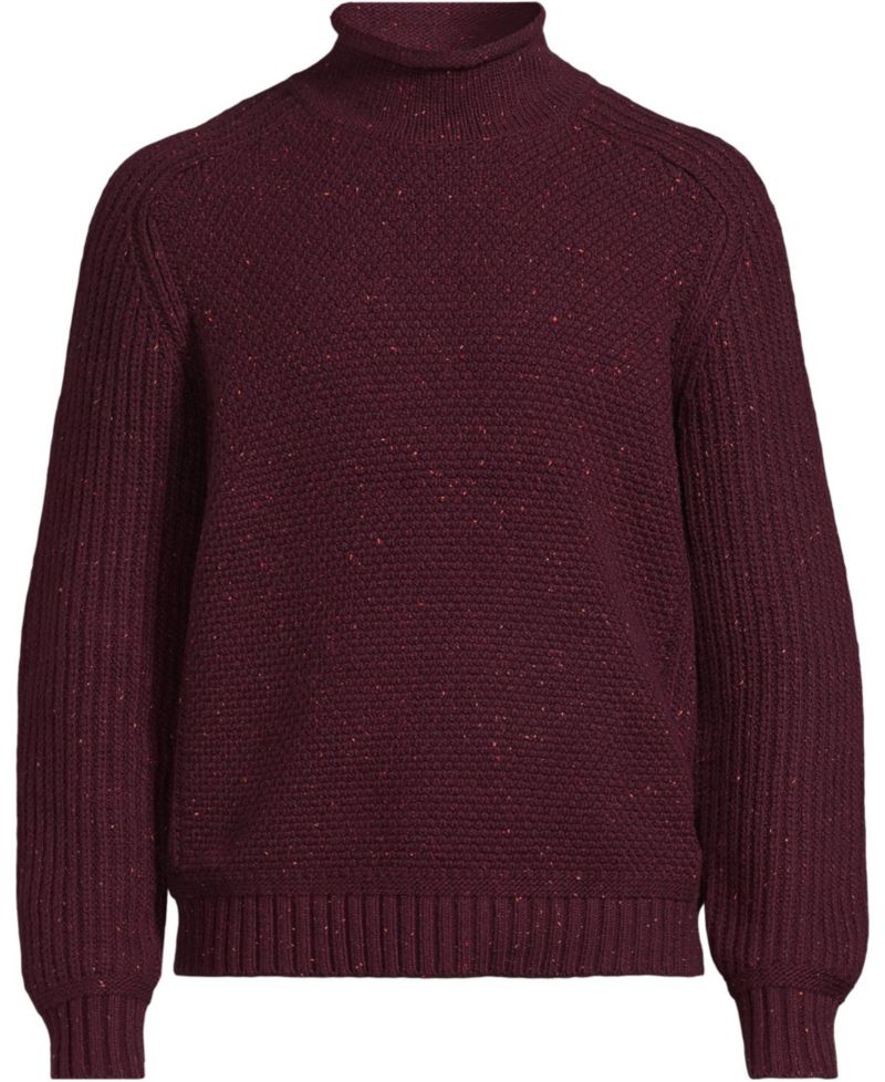 Men's Long Sleeve Roll Neck Sweater