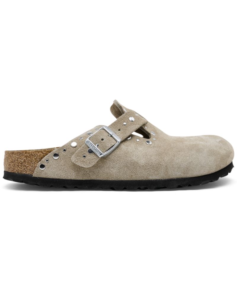 Women's Boston Rivets Suede Leather Clogs from Finish Line