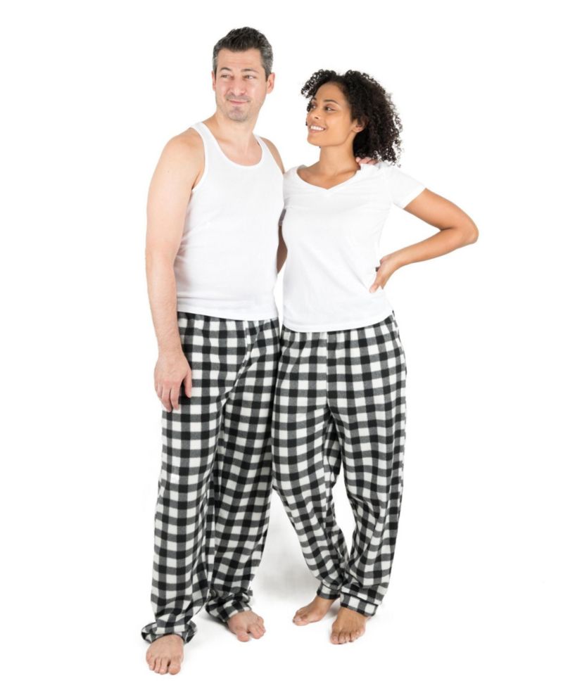 Men's Plaid Micro Fleece Pants