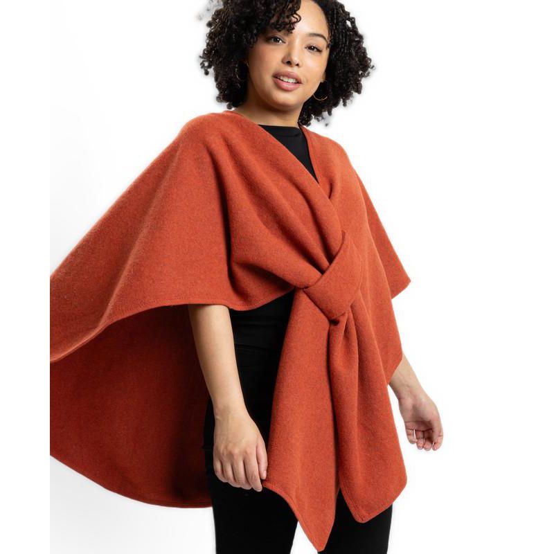 Women's Gloria Oversized V-Neck 3/4-Sleeve Poncho