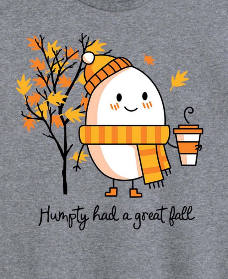 Plus Size Humpty Dumpty Women's Short Sleeve Graphic T-shirts