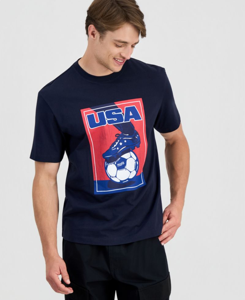 Men's Relaxed-Fit Football T-Shirt