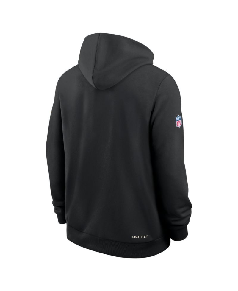 Men's Black Pittsburgh ST-Shirtlers Sideline Standard Issue Top Prospect Dri-FIT Hoodie