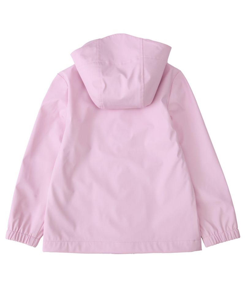 Little and Big Girls' Waterproof Rain Coat Rubberized Jacket