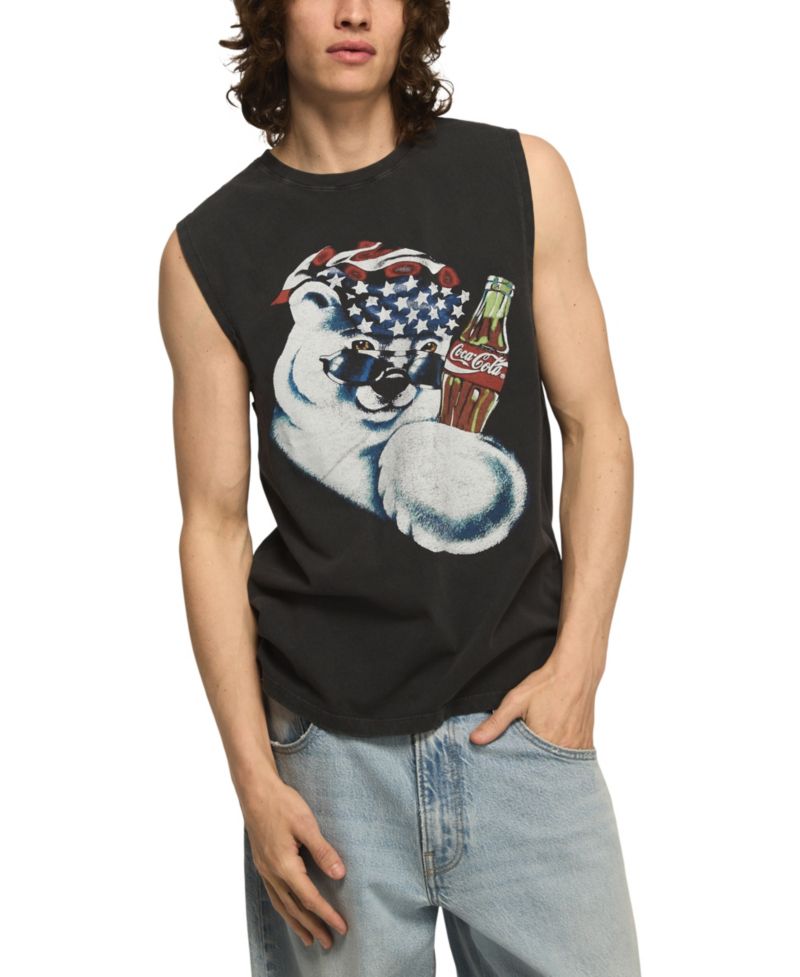 Men's Coke Polar Bear Graphic Tank Top