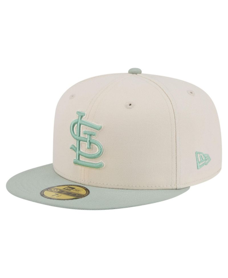 Men's Cream/Green St. Louis Cardinals Color Pack 59FIFTY Fitted Hat