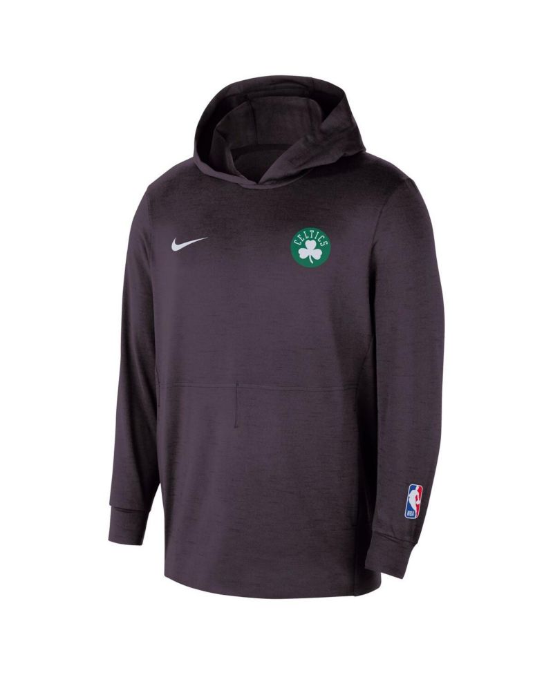 Men's Black Boston Celtics Authentic Practice Yoga Restore Pullover Hoodie