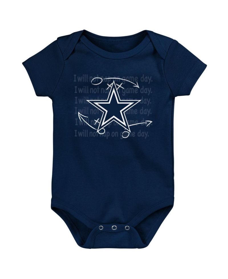 Baby Dallas Cowboys Team Starter 3-Pack Bodysuit Set