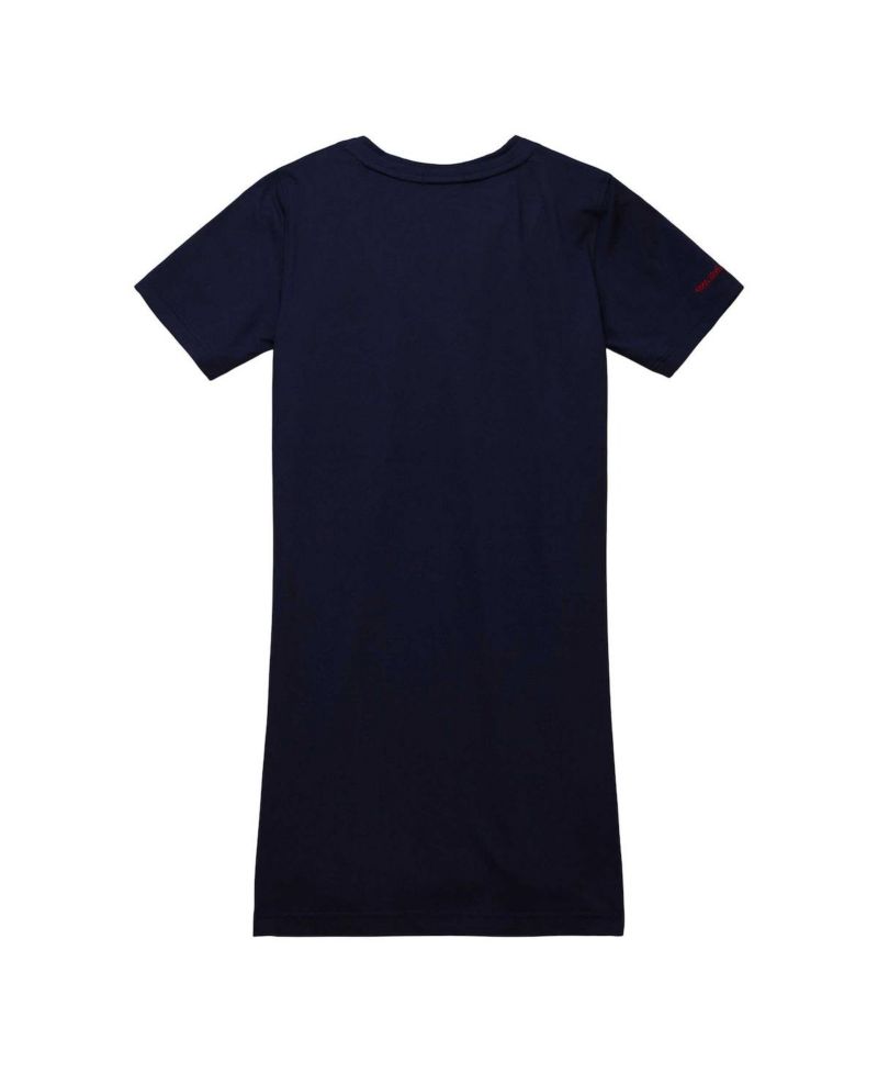 Women's Navy St. Louis Cardinals Cooperstown Collection V-Neck Dress