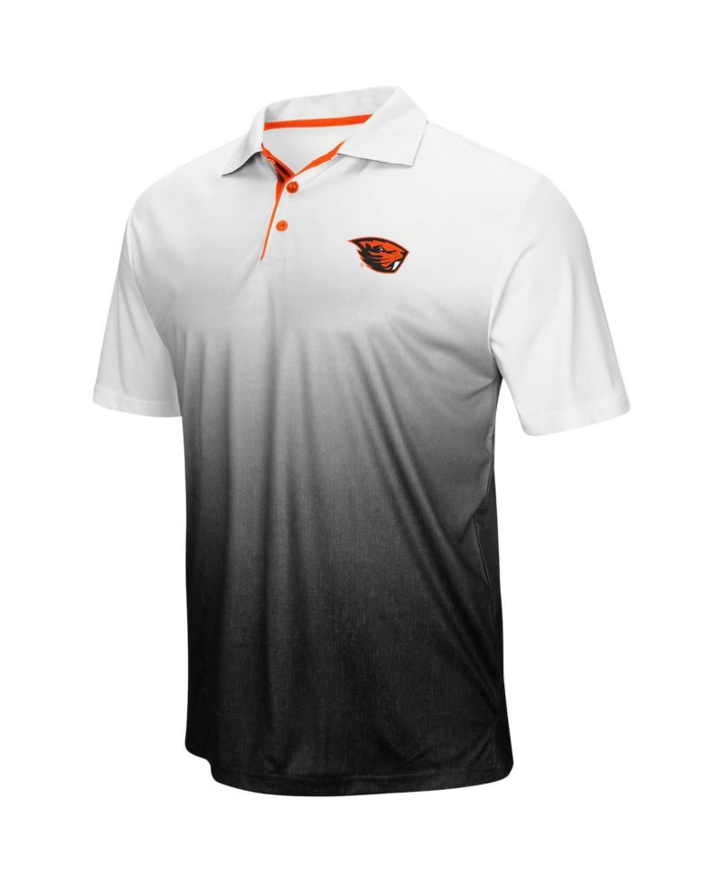 Men's Gray Oregon State Beavers Magic Team Logo Polo Shirt