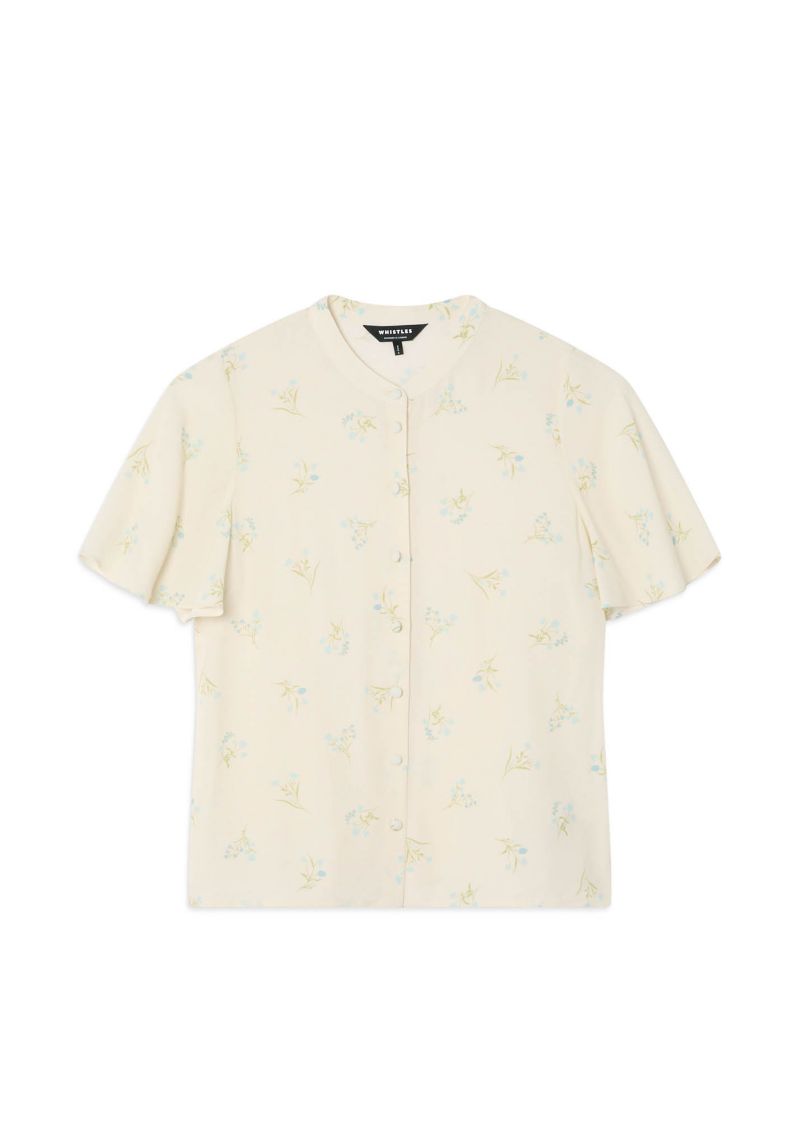 Women's Floral Button Front Shirt