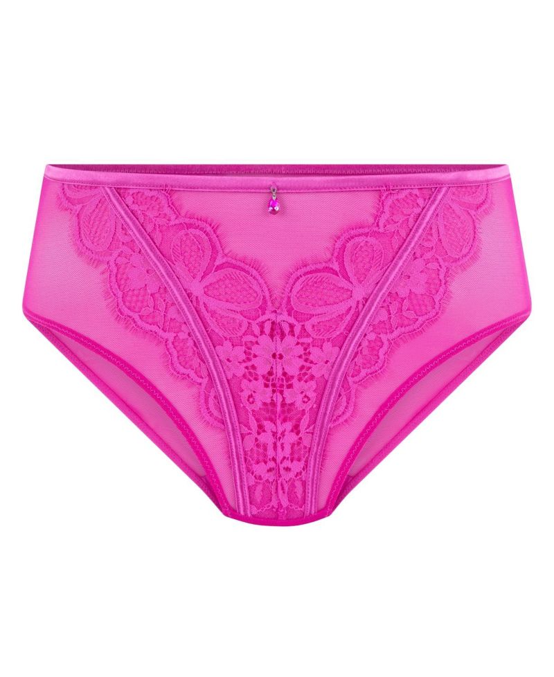 Hunkemoller Women's Prina High-Waisted Highleg Brazilian