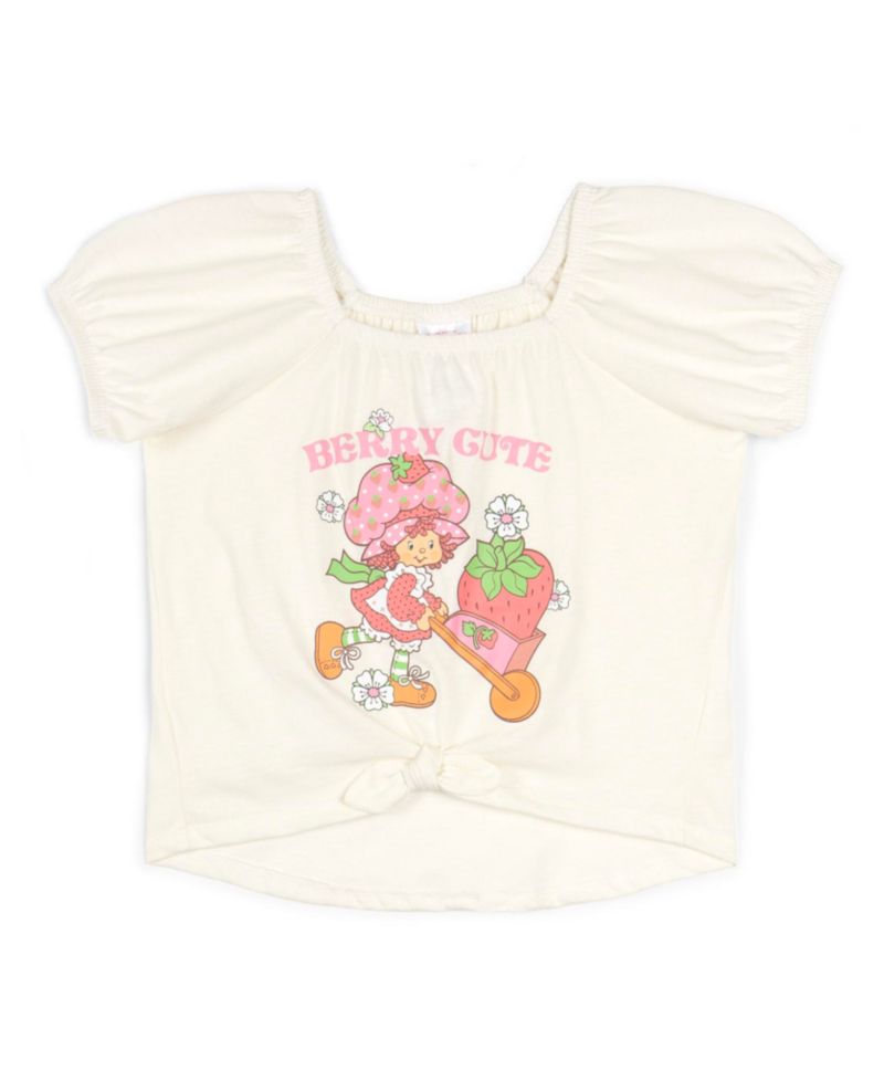 Square Neck T-Shirt and Skirt Outfit Set