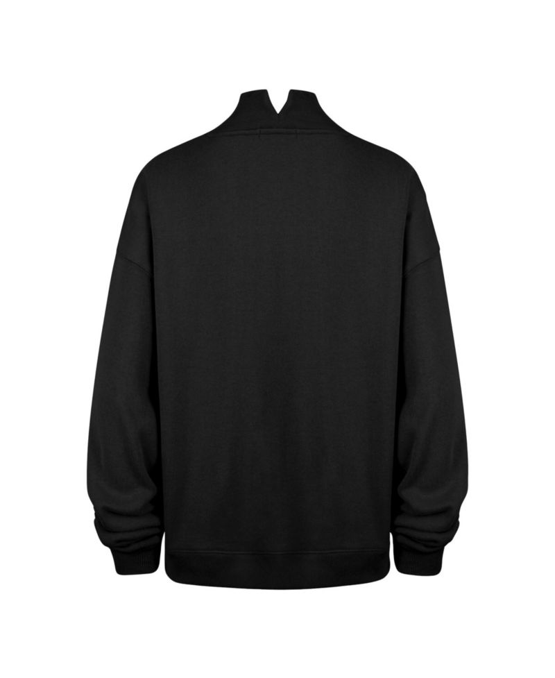 Women's Jacksonville Jaguars Vantage Dropped-Shoulder Oversized Mock Neck Sweatshirt