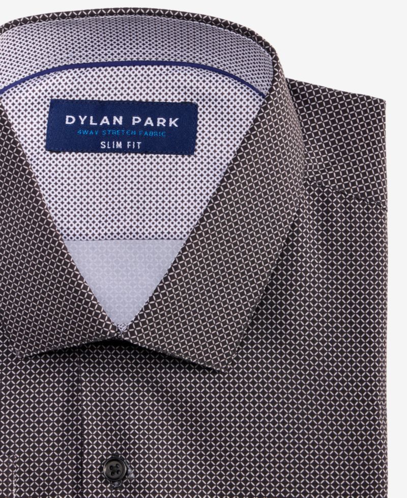 Men's Slim-Fit Performance Four-Way Stretch Dress Shirt