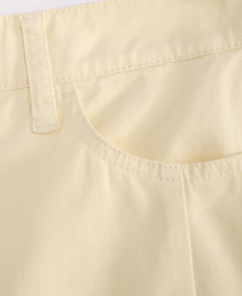 Women's High-Rise Twill Barrel-Leg Pants