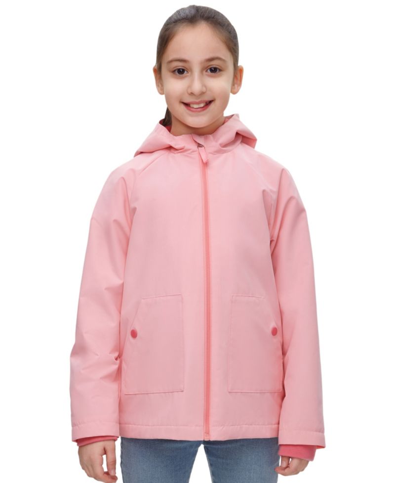 Girl's (4-18) Ripstop Fleece Lined Windbreaker