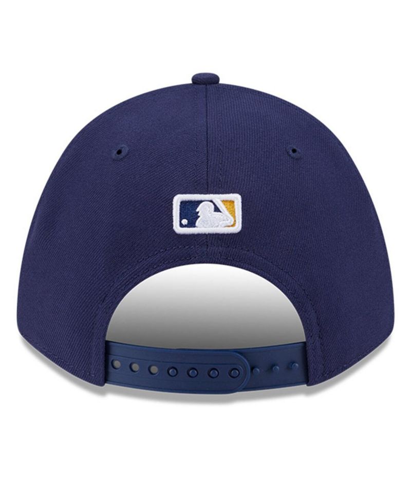 Men's Navy Milwaukee Brewers Player Replica 9FORTY Adjustable Hat