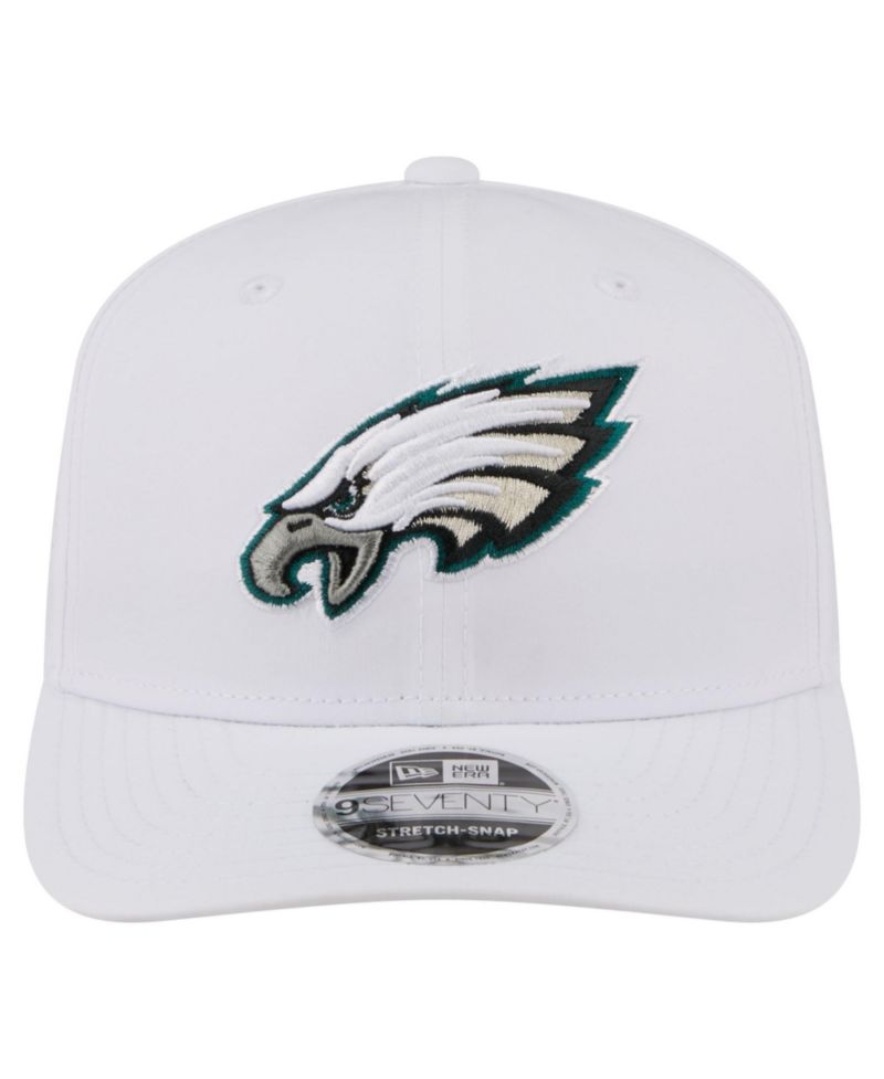 Men's White Philadelphia Eagles Name Plate 9SEVENTY Adjustable Hat