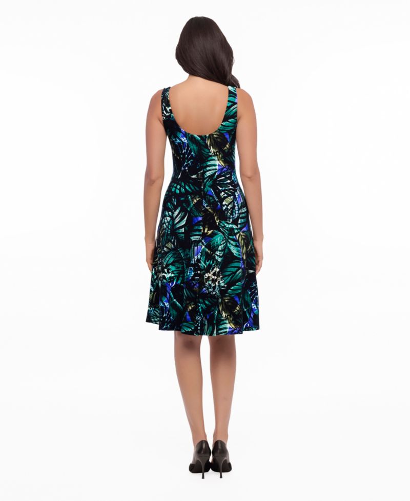 Women's Remi Floral-Print Scoop Neck Sleeveless Dress