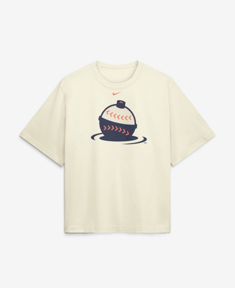 Women's Cream Milwaukee Brewers Premium Essentials Relaxed Boxy T-Shirt