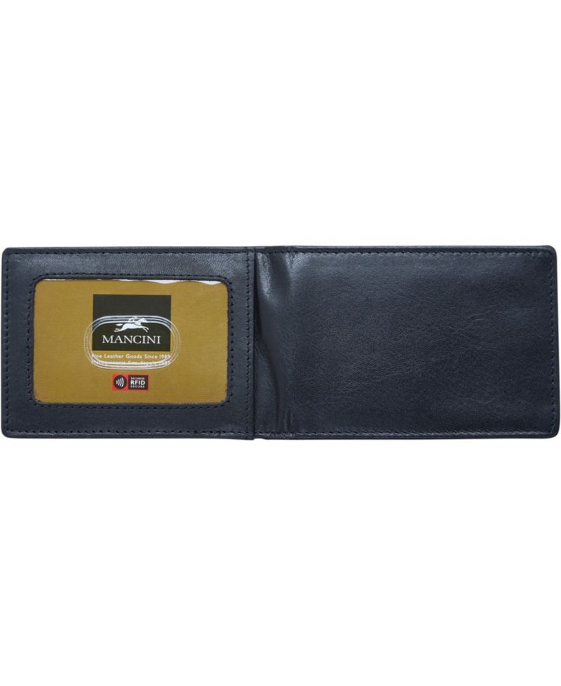 Men's Boulder Collection RFID Secure Billfold with Removable Center Wing Passcase